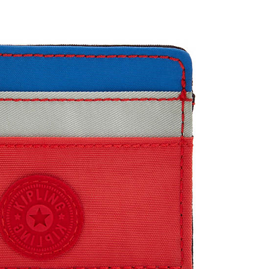 Kipling Cardy Card Holder Väska Blå Röda | SE 1162YX